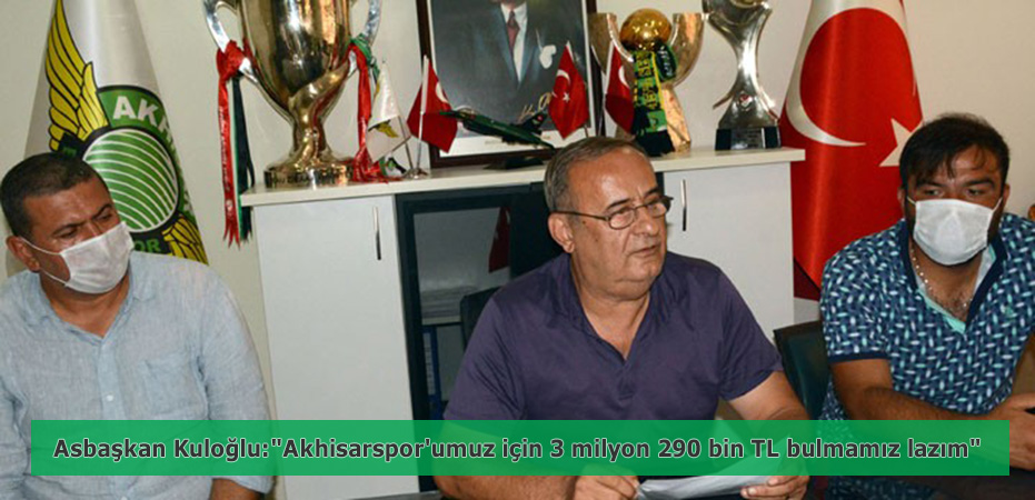 Akhisarspor'da maddi kriz byyor