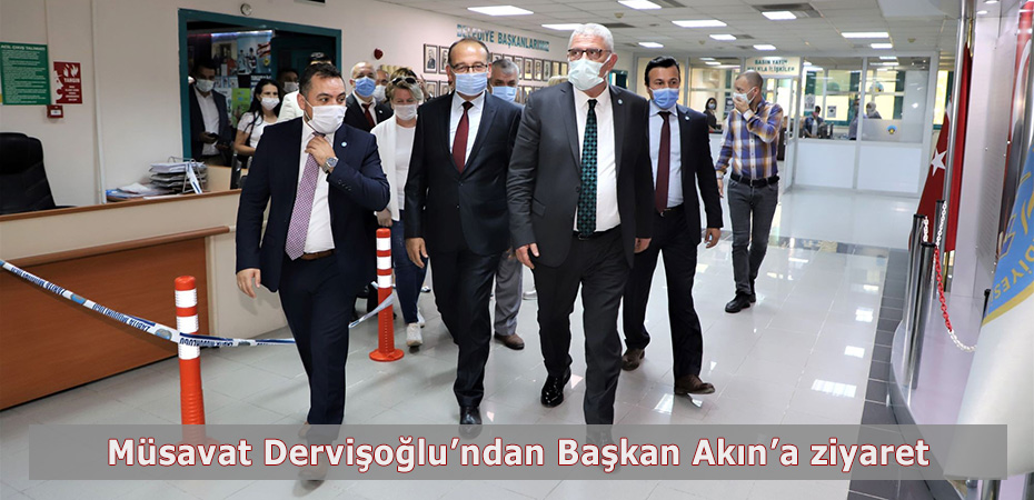 Müsavat Dervişoğlu'ndan Başkan Akın'a ziyaret
