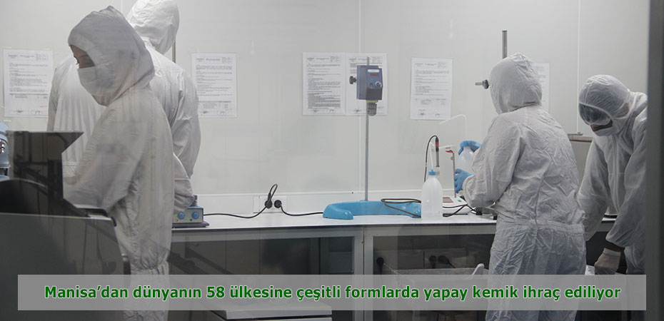 Trkiye'nin farkl formlarda yapay kemik reten tek tesisi Manisa'da