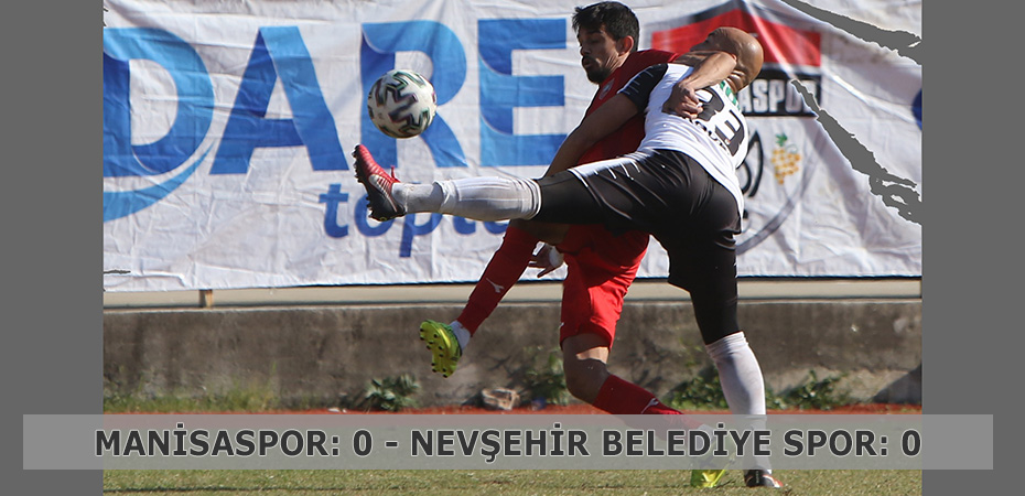 TFF 3. Lig: Manisaspor: 0 - Nevehir Belediye Spor: 0