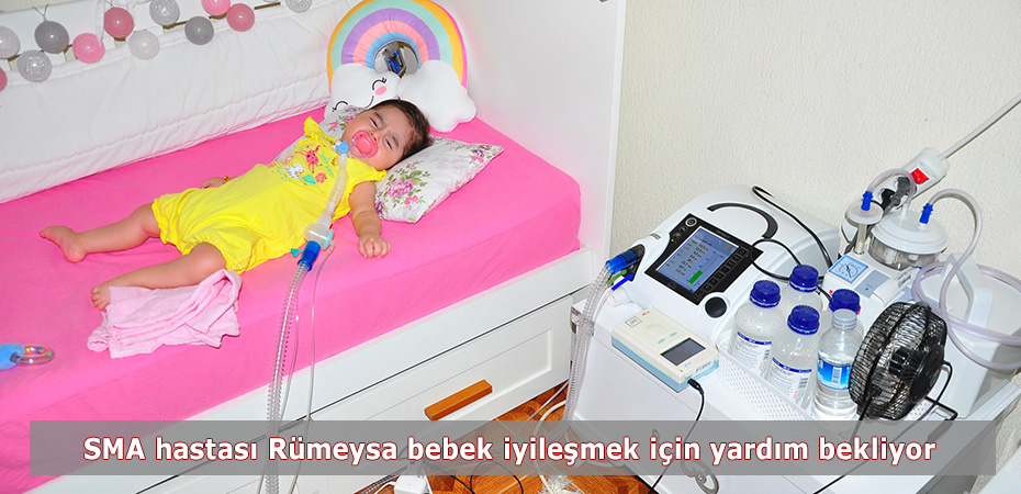 SMA hastas Rmeysa bebek iyilemek iin yardm bekliyor