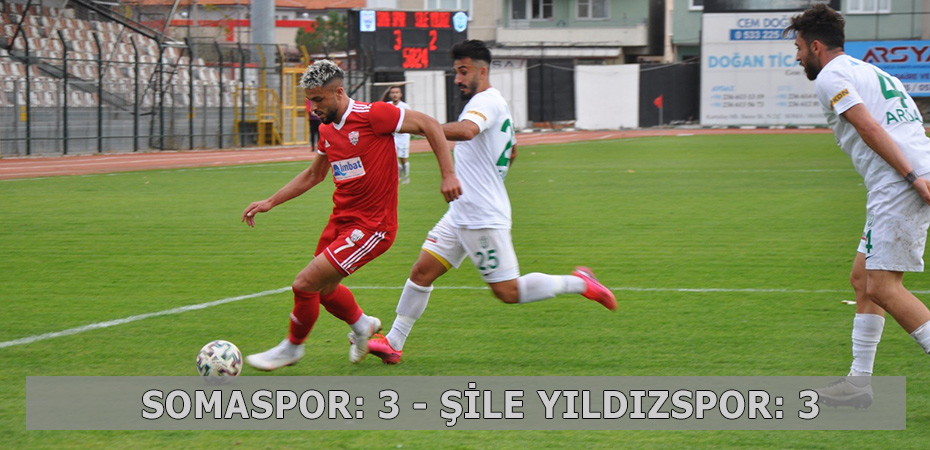 TFF 3. Lig: Somaspor: 3 - ile Yldzspor: 3