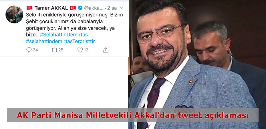 AK Parti Manisa Milletvekili Akkal'dan tweet aklamas