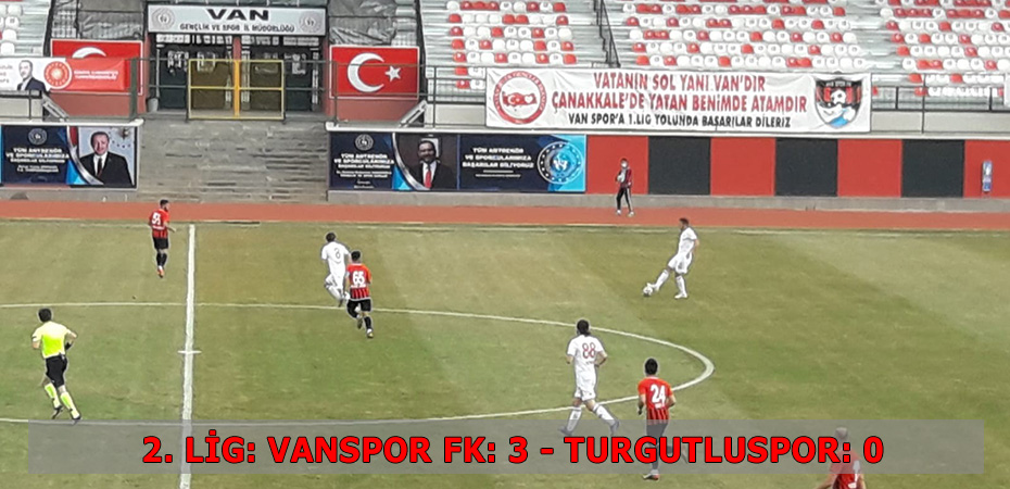 2. Lig: Vanspor FK: 3 - Turgutluspor: 0
